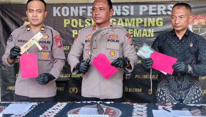 Terpergok Warga, 2 Pemuda Gagal Bobol SD Negeri Bedog di Sleman, Satu Bawa Clurit