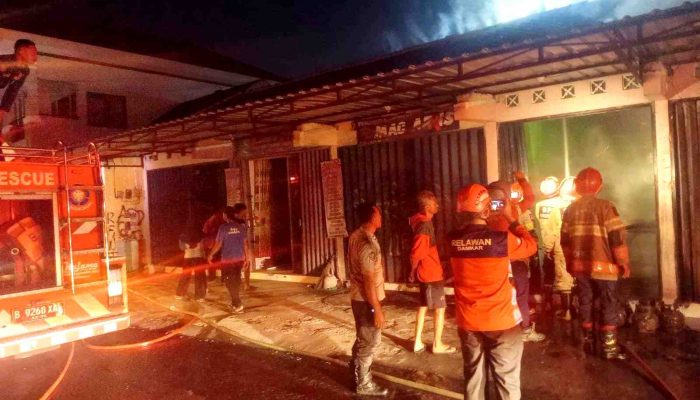 Kios LPG dan Warung Nasi Rames di Kotagede Yogyakarta Terbakar, 54 Tabung Gas Ludes