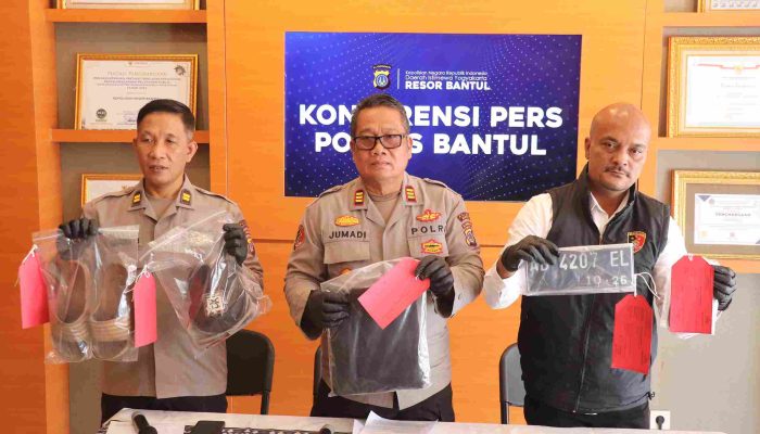 Curi Motor Petani di Srandakan, 2 Pria Ditangkap, Salah Satunya Akui Beraksi di 9 Lokasi