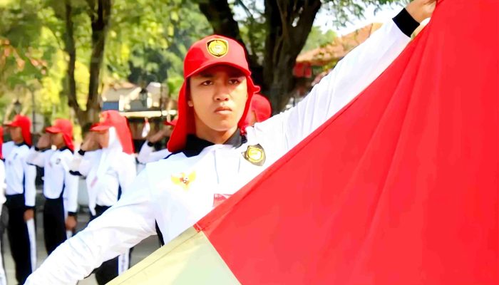 Putra Prajurit Yonif 411 Pandawa Ukir Prestasi, Terpilih Jadi Pembentang Bendera Paskibraka Salatiga
