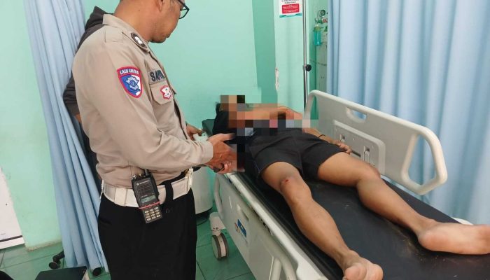 Pengendara Vario Hilang Kendali di Jalan Jogja-Wonosari, Terperosok ke Parit Sedalam 1 Meter