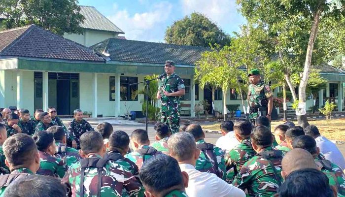 Jam Komandan, Dandim 0730 Gunungkidul Tekankan Disiplin, Netralitas, dan Kemanunggalan TNI