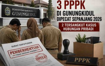 3 PPPK di Gunungkidul Dipecat Sepanjang 2026, 2 Tersangkut Kasus Hubungan Pribadi