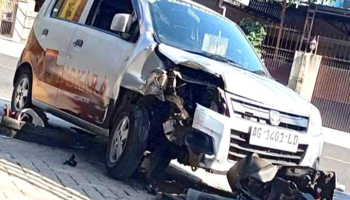 Tabrakan Suzuki Karimun dan Yamaha Vega di Ponjong, Pengendara Motor Meninggal