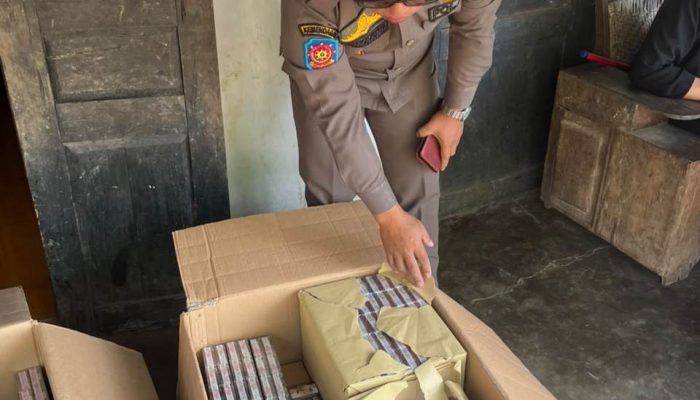 Satpol PP dan KPPBC Yogyakarta Amankan 22.260 Batang Rokok di Gunungkidul