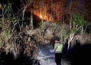 Ladang di Candirejo Semanu Terbakar, Polisi Cegah Api Merambat ke Permukiman