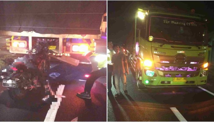 Tak Sempat Menghindar, Pengendara Suzuki GSX Meninggal Dunia Tabrak Truk di Jalan Yogya-Wates