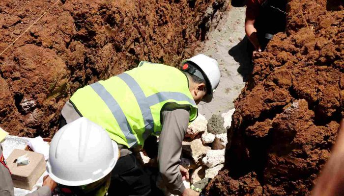 Kapolda DIY Pimpin Peletakan Batu Pertama Rumah Dinas Brimob di Gunungkidul