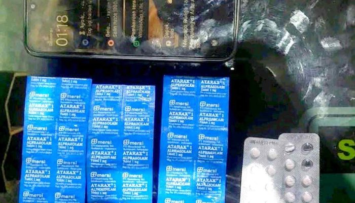 Simpan 47 Tablet Alprazolam di Bawah Kasur, Seorang Pria di Sanden Bantul Ditangkap