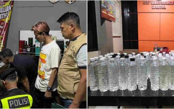 Ratusan Botol Miras Disita, Polisi Razia 10 Lokasi di Bantul