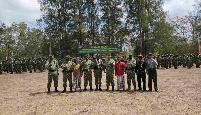 Prajurit Infanteri TNI AD Dikukuhkan di Paliyan, Ini Pesan Dandim Gunungkidul